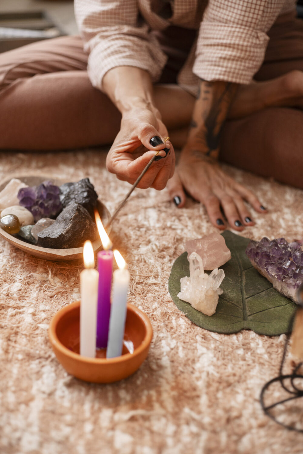 mujer-durante el ritual