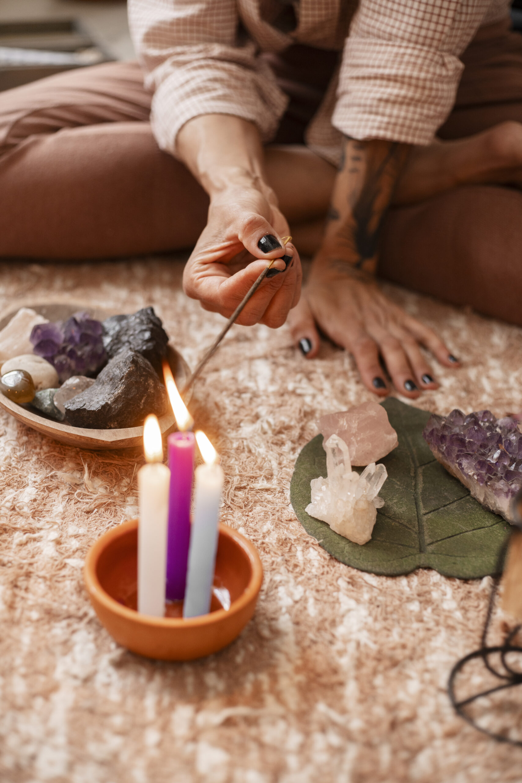 mujer-durante el ritual